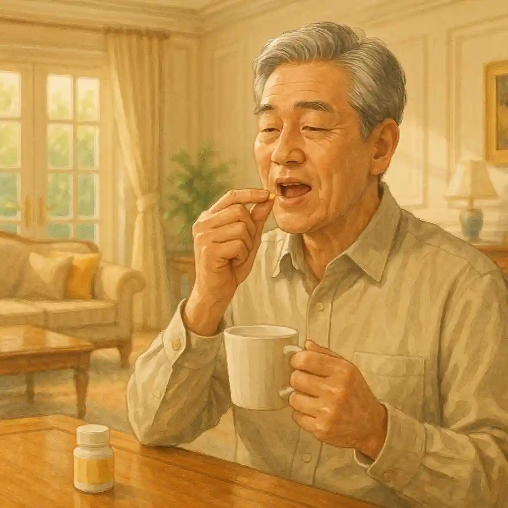 ���� �Žǿ��� ������ �Դ� 60�� ���� � �̹���.